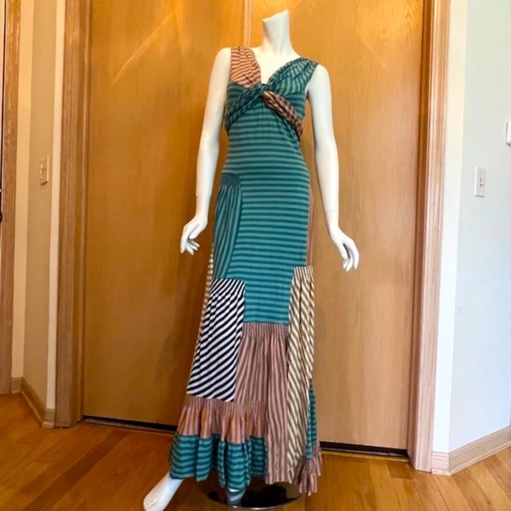 NWT Marc Jacobs Draped Knit Patchwork Dress - Picture 5 of 8